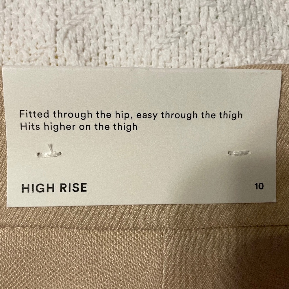 NWT Size 10 Ann Taylor High-Rise Linen Shorts - Picture 3 of 8